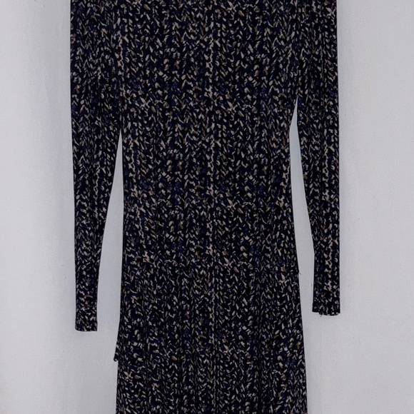 Chaps Long Sleeve Faux Wrap Dress - Picture 7 of 8